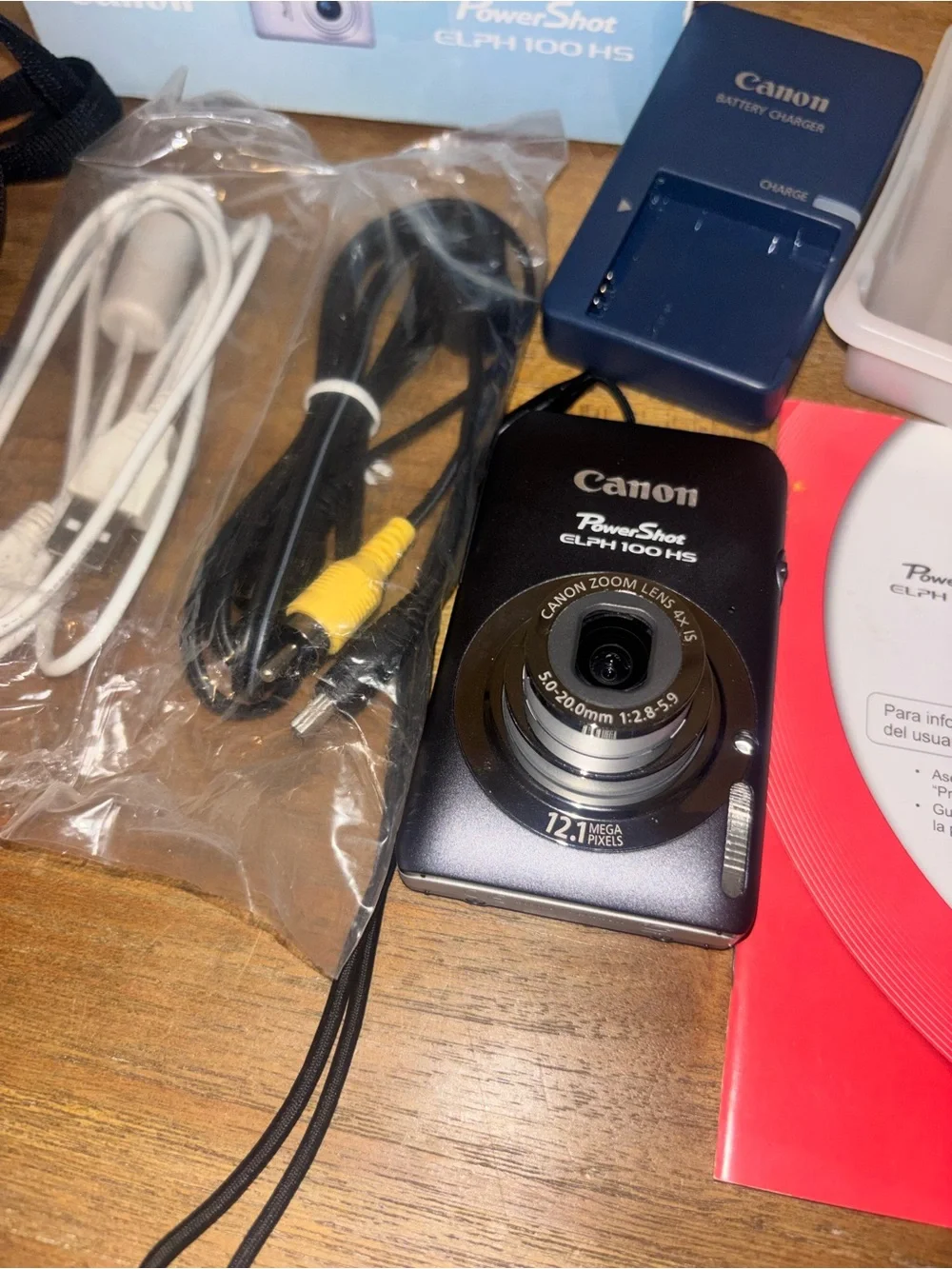 Canon PowerShot ELPH 100 HS Compact Digital Camera - Silver